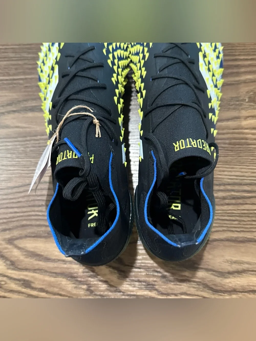 Men’s Size 11.5 Adidas Predator Freak.1 SG Soccer Cleats FY0747 Blue/Black NEW